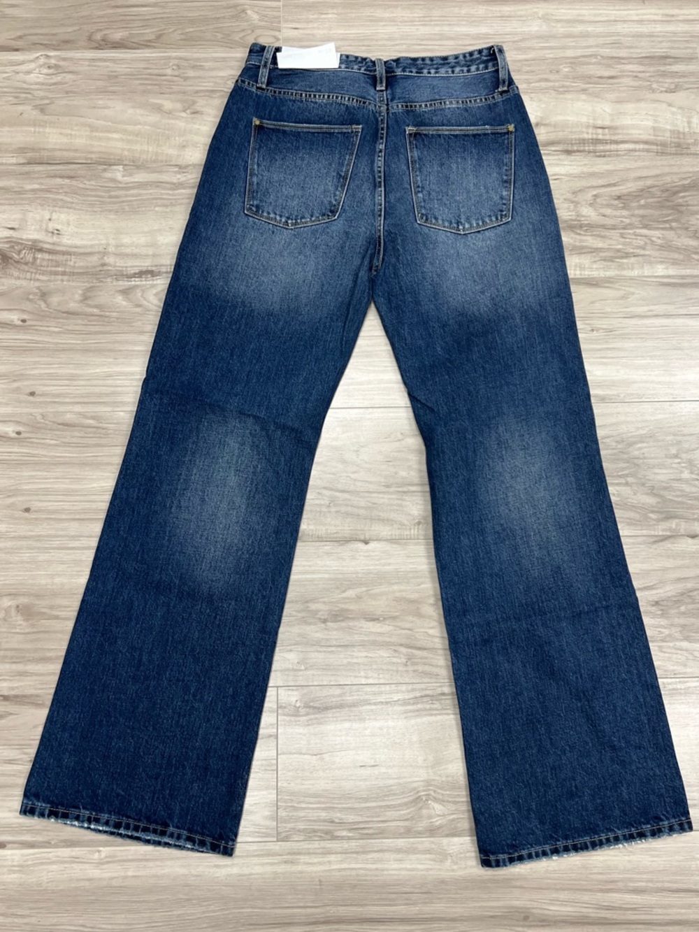 Petra 153 Straight Leg Boyfriend High Rise Distressed Jeans Blue Size 11/29 NWT - Picture 7 of 14